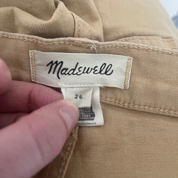 Madewell The Perfect Vintage Wide-Leg Pant in Desert Dune Size 26 - Picture 4 of 8